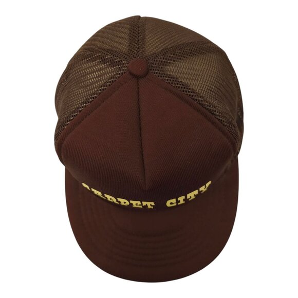 Carpet City Mesh Snapback Cap Vintage 90s Trucker Logo Baseball Foam Hat Kap II - Picture 7 of 13